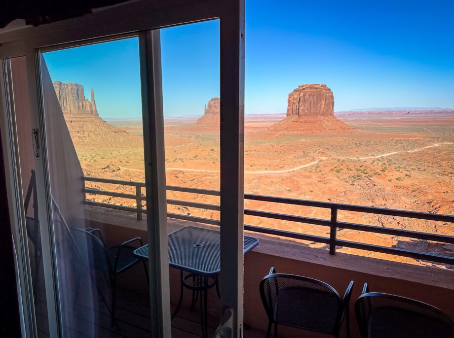 The view from our balcony