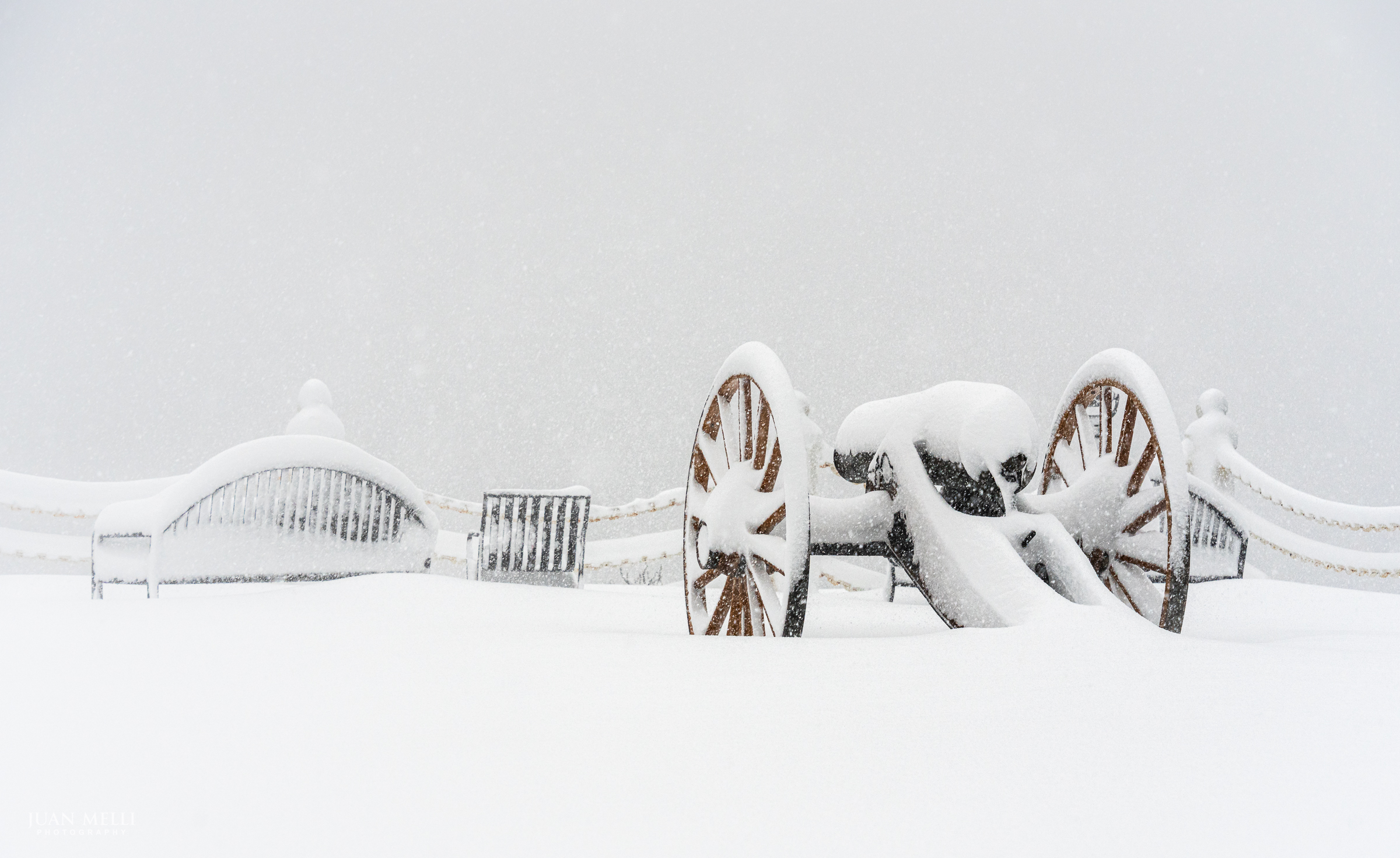 Castle Point, under a fresh layer.