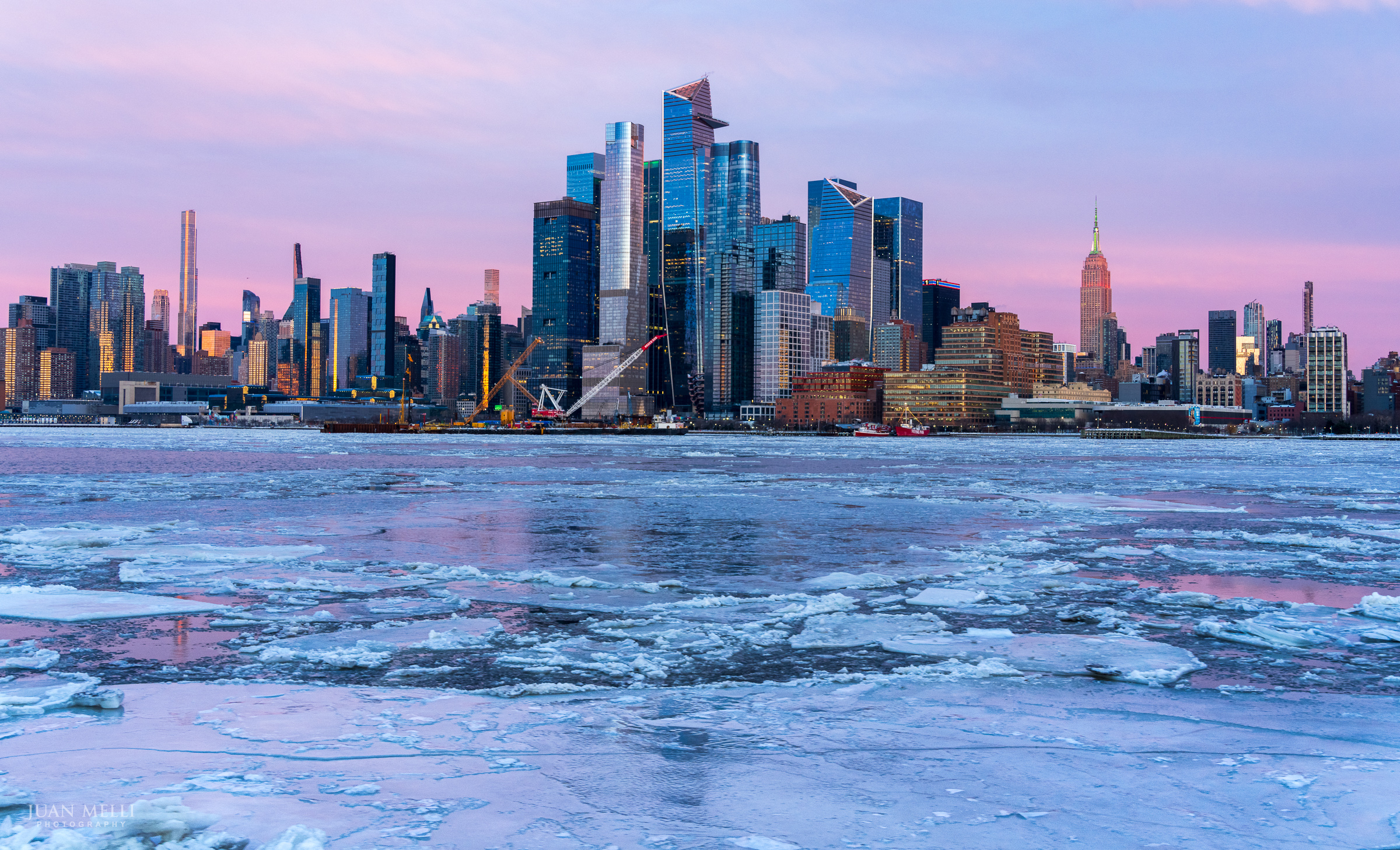Icy Hudson River