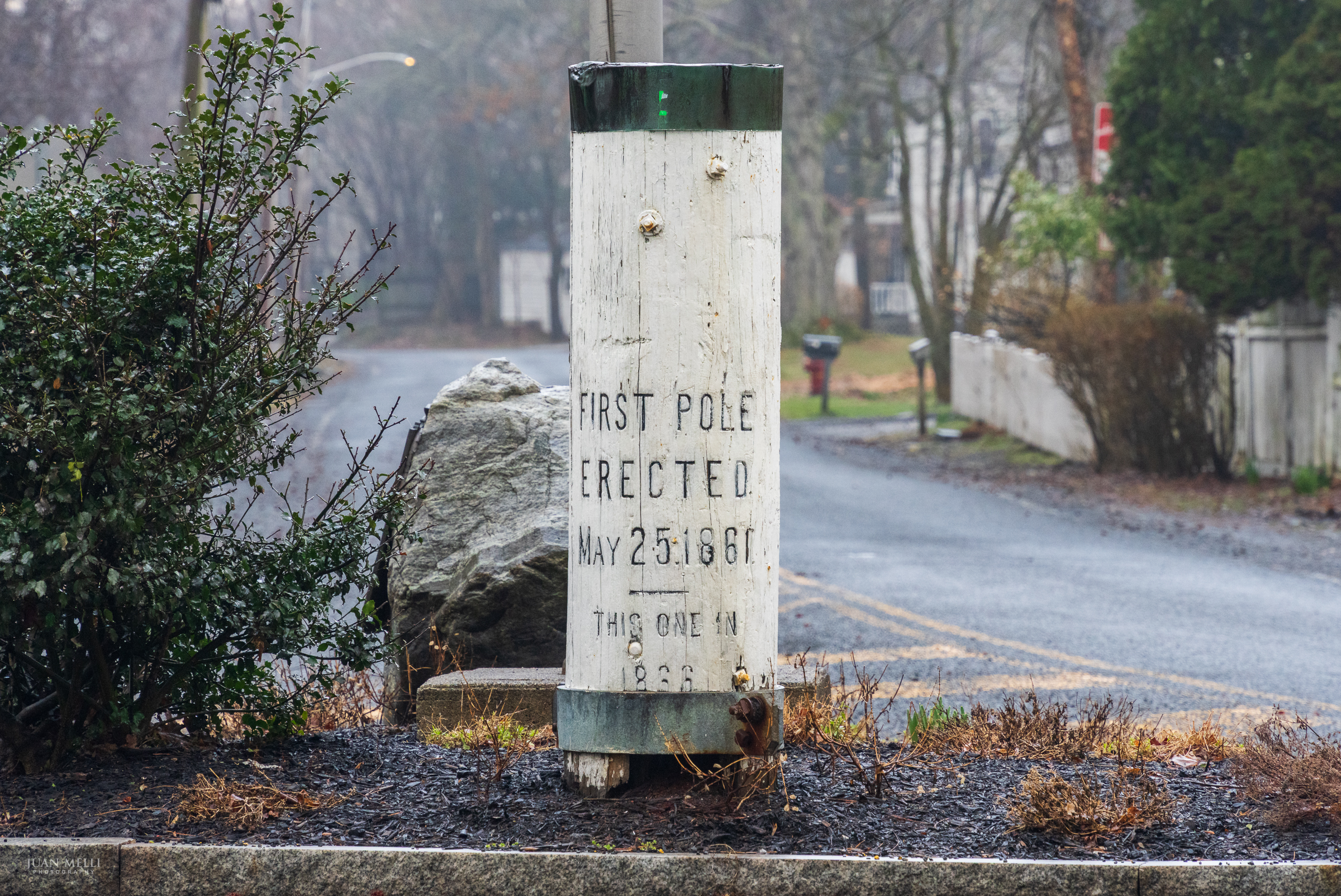 "First pole erected" monument
