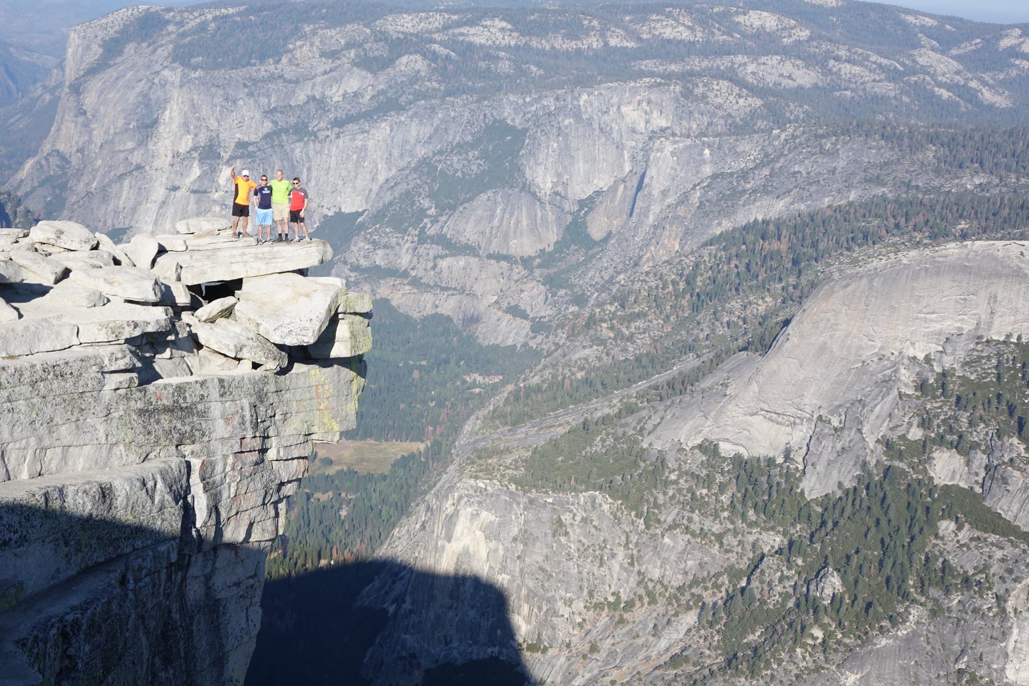 On "The Visor" of Half Dome in 2016