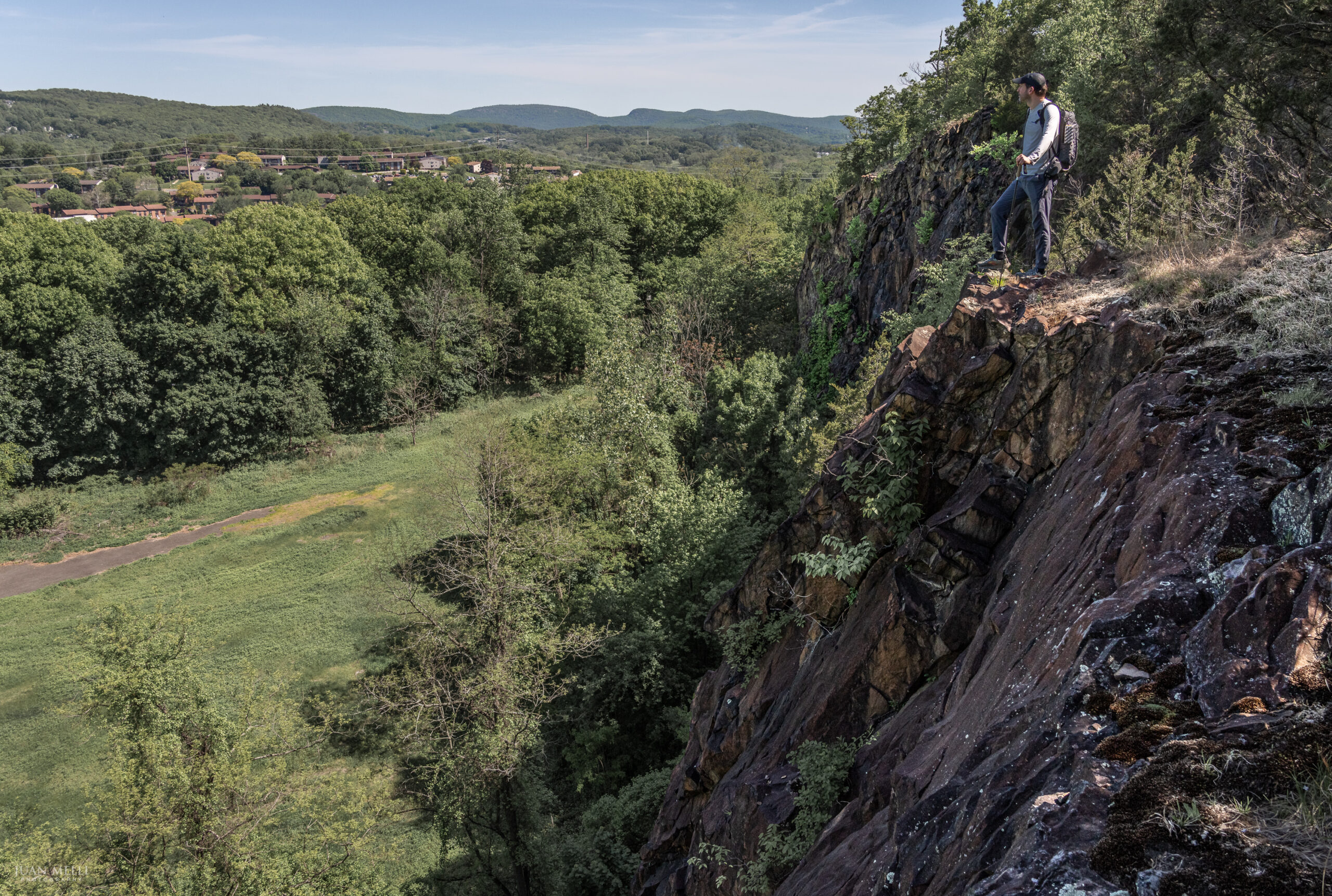 Overlooking a quarry in South Mountain Park