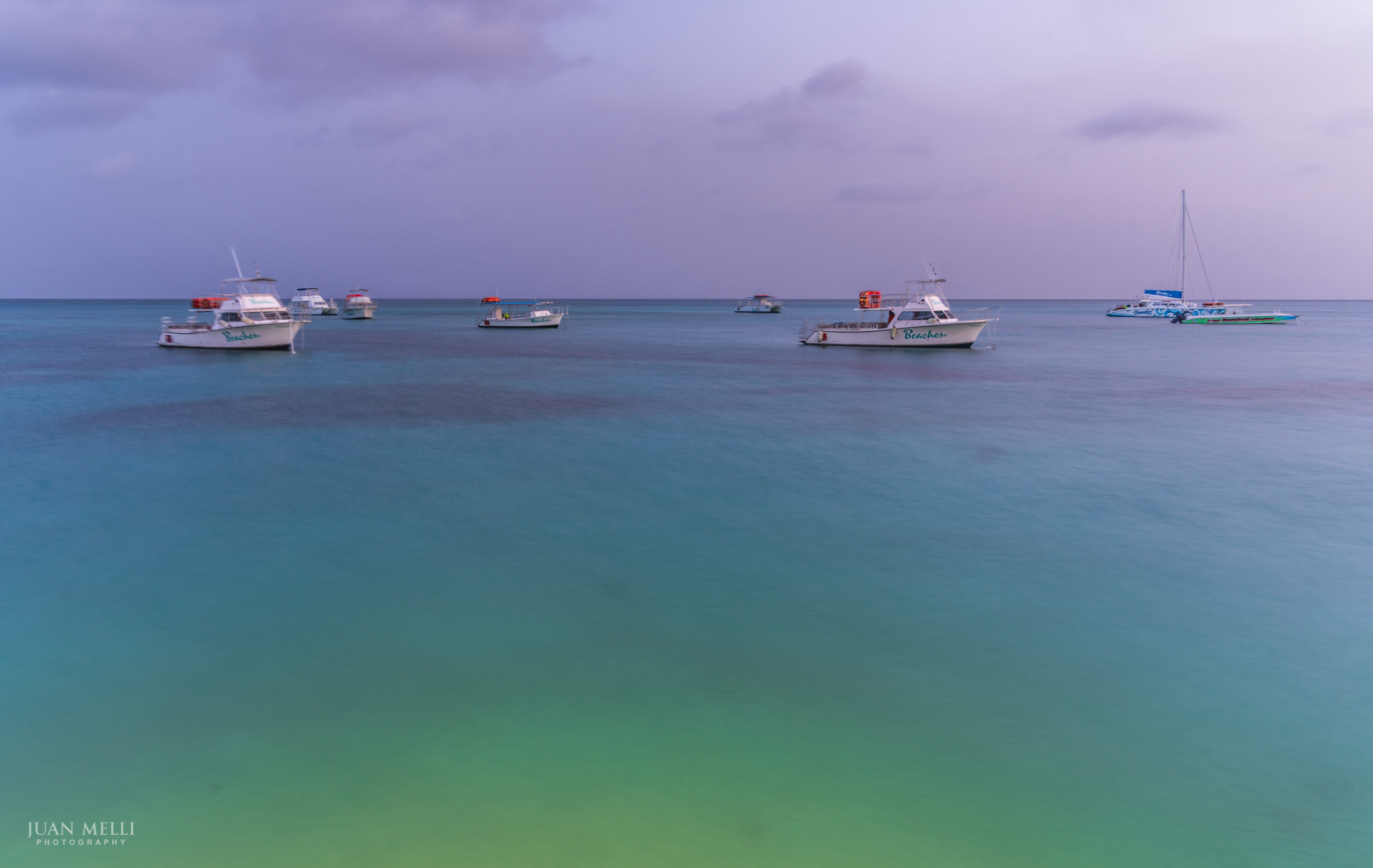 Boats at dawn.