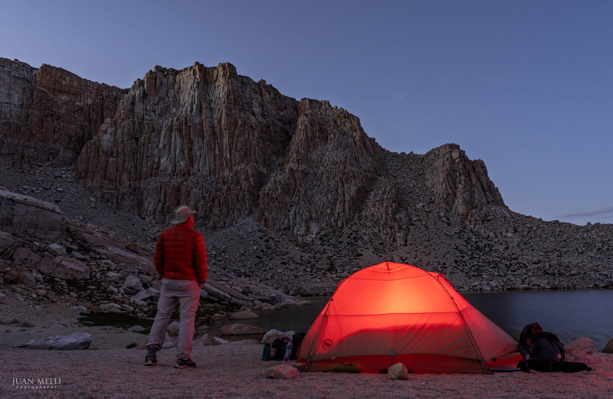 Camped at High Lake