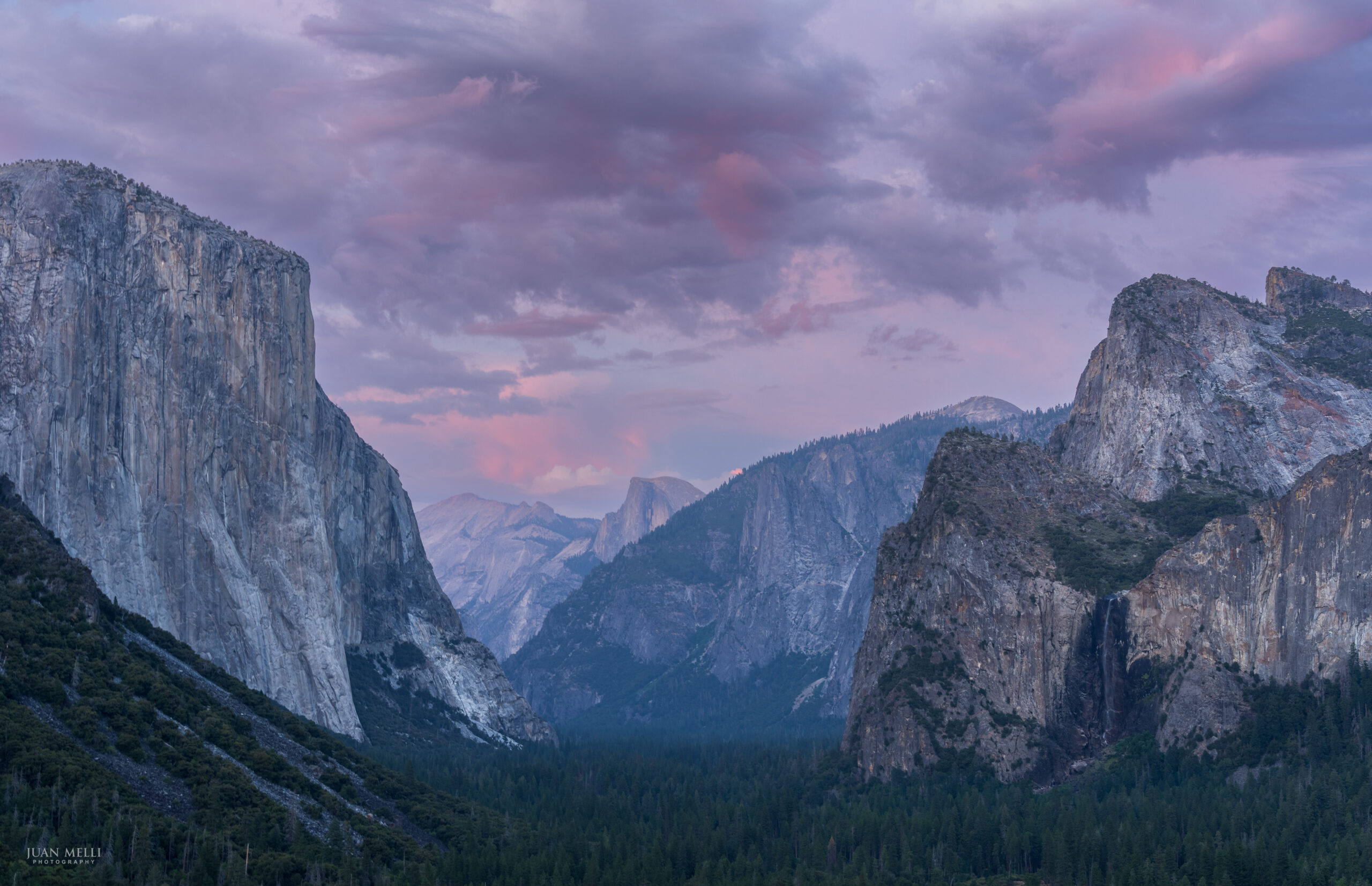 Sunset from Tunnel View